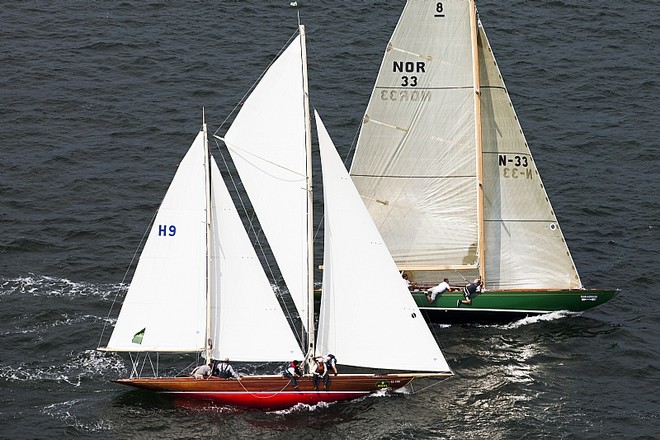 Elfe II (GER H 9) & Sira (NOR 33) - Rolex Baltic Week 2011 ©  Rolex/Daniel Forster http://www.regattanews.com